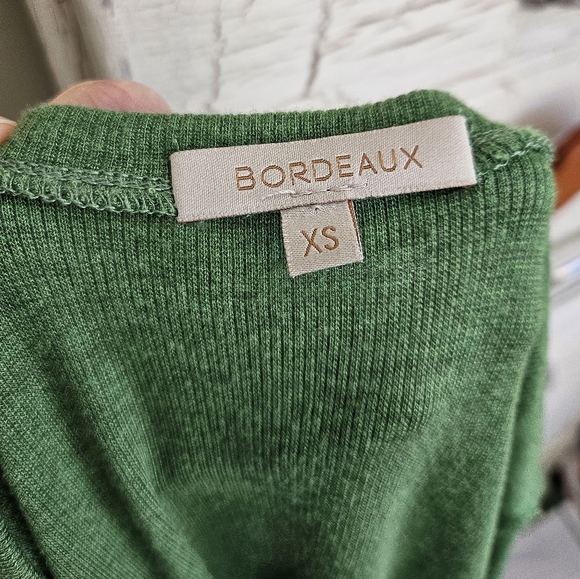 Anthro Bordeaux XS Modal Mix Top Excellent Condition - Picture 5 of 5